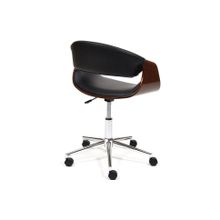 Tetchair Кресло BEND , орех, кож зам черный