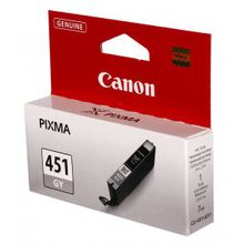 Картридж Canon CLI-451GY (6527B001) для PIXMA iP7240 MG6340 MG5440 (780 стр.) серый