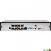 Dahua Видеорегистратор IP 8-ми канальный c POE 4K Dahua DHI-NVR2108HS-8P-4KS2