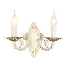 Бра декоративное "свечи" OML-738 бело-золотой E14 2*40W 220V арт.OML-73801-02