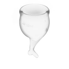 Набор прозрачных менструальных чаш Feel secure Menstrual Cup (209338)