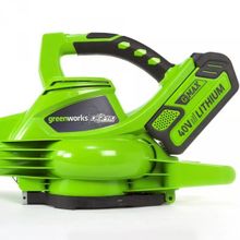 Пылесос-воздуходувка GREENWORKS GD40BV 40 V без акк и з у 24227