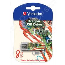 Verbatim Store n Go Mini Tattoo Dragon 8Gb