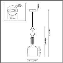 Подвес  ODEON LIGHT EXCLUSIVE 4861 1 CANDY