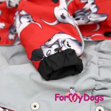 Дождевик для собак ForMyDogs красный 101 Далматинец мальчик 239SS-2017 M