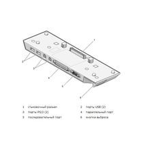 Расширитель портов DELL E-Legacy Extender  для ноутбуков Dell Latitude E-Series