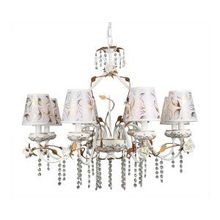 Подвесная люстра OML-779 белый с золотом хрусталь E14 8*40W 220V арт.OML-77903-08