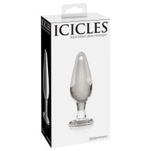 Стеклянный анальный стимулятор Icicles №26 - 11,8 см. (28333)