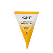 J ON Honey Smooth Velvety and Healthy Skin Wash Off Mask Pack Питательная маска для лица, 5 г