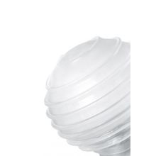 Прозрачный мастурбатор-шар с ребрышками (219423)