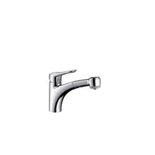 Смеситель для кухни, Metropol E, с выдвижным душем Hansgrohe.