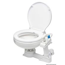 Osculati Super Compact manual toilet unit wooden seat, 50.207.50