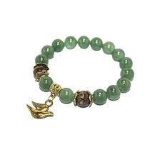 Браслет из натуральных камней. нефрит