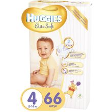 Huggies Elite Soft 4 (8-14 кг) 66 шт