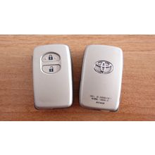 Корпус для Смарт-ключа Тойота, 2 кнопки (LC200, Prius 30, Vitz...) (kt025)