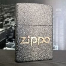 Зажигалка серая матовая Zippo 211 с покрытием Iron Stone