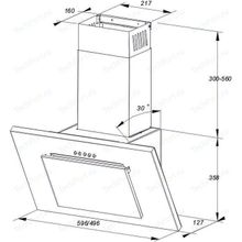 LEX Вытяжка LEX Mini 600 White