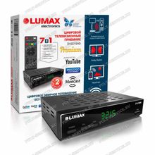 Телевизионная приставка Lumax DV3215HD (DVB-T T2 C)