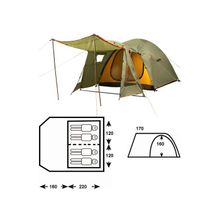 Палатка Outdoor Project Polaris 4 Fg 565 Оливковый