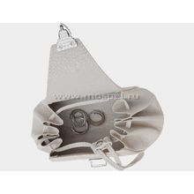 Кожаная косметичка белая