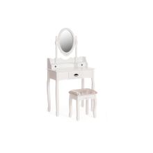 Tetchair Туалетный столик с зеркалом и табуретом Secret De Maison GAUDE (mod. TT-DT003), Белый (White)