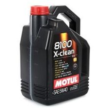 Моторное масло MOTUL 8100 X-Clean 5W 40 C3, 5 л, синтетическое, 102051