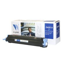 Картридж NV Print Q6001A 707 Cyan совместимый для HP LJ Color 1600 2600n 2605 dn dtn Canon LBP-5000 5100