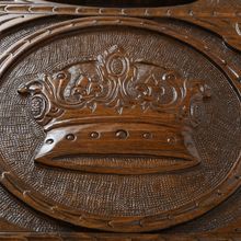 Нарды резные "Корона" с ручкой