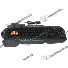 Клавиатура A4Tech "Bloody B314", 103+10кн., подсветка, водостойкая, черный (USB) (ret) [133285]