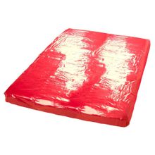 Красная виниловая простынь Vinyl Bed Sheet Красный
