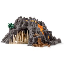 Schleich Гигантский вулкан и Т-рекс