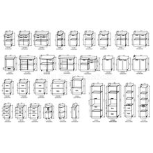 Кухня Капля прямая 3000 мм (с пеналом)