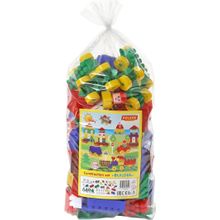 Конструктор Строитель (178 элементов) (в пакете)