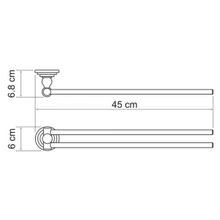 WasserKRAFT Держатель полотенец рога Ammer K-7031