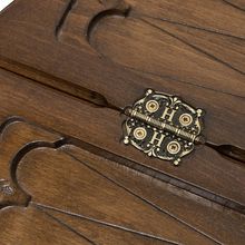 Нарды резные "Волк" с ручкой 60