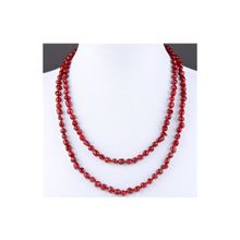 Бусики-Колечки Колье Коралл "Настроение" арт. П4380