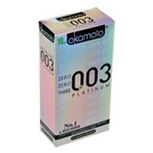Презервативы Окамото 003 Platinum супер тонкие №10