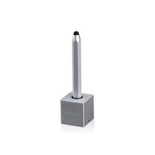 Емкостной стилус с подставкой Just Mobile AluPen & AluCube Stylus Silver для iPod iPhone iPad