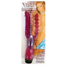 Вибратор анально-вагинальный XGel 13 см
