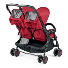 Коляска для двойни Peg-Perego Aria Twin Shopper Classico (Mod red)