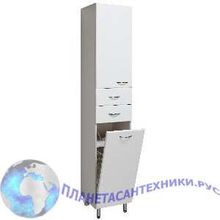 Пенал RUNO 35  правый  с корзиной