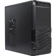 Корпус   Miditower PowerCool   8822BK   Black ATX 500W (24+2x4+6пин)