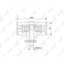 Ролик Обводной Ремня Грм Chrysler, Jeep, Ldv Voyager, Cherokee, Maxus 00-09 LYNXauto арт. PB3142