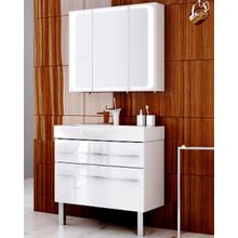 Aqwella Мебель для ванной Милан 100 с ножками