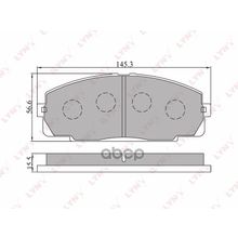 Колодки Тормозные Дисковые | Перед | LYNXauto арт. BD7508