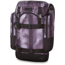 Скейтбордический рюкзак Dakine Lid 26L Smo Smolder цвет серый с размытым принтом с боковыми карманами на молнии