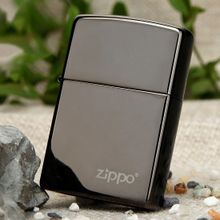 Зажигалка черная Zippo №150ZL с покрытием Black Ice