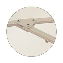 Митек Зонт уличный Митек D3 м  круглый с воланом, стальной с подставкой