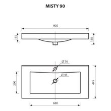 Misty Мебель для ванной Olimpia Lux 90 L бежевая патина