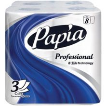 Papia Professional 8 рулонов в упаковке 3 слоя